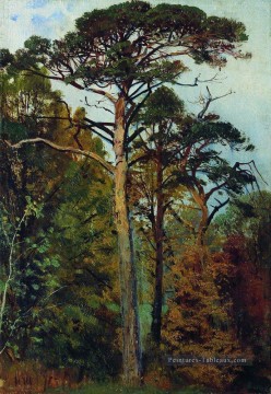 Bosquet œuvres - pins paysage classique Ivan Ivanovitch forêt